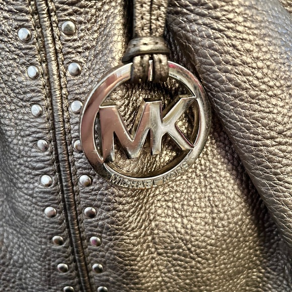 MICHAEL Michael Kors Metallic Bronze Satchel. Vintage - Picture 2 of 14